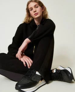 Sneakers Running Con Strass