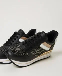Sneakers Running Con Strass