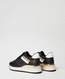 Sneakers Running Con Strass