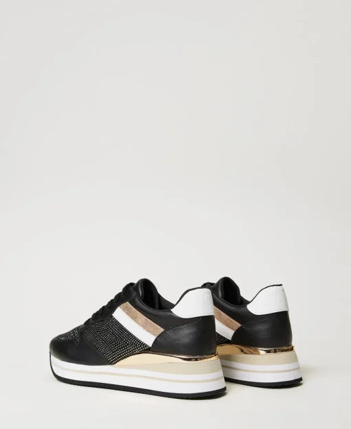 Sneakers Running Con Strass