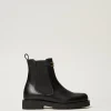 Stivali Chelsea In Pelle Con Oval T
