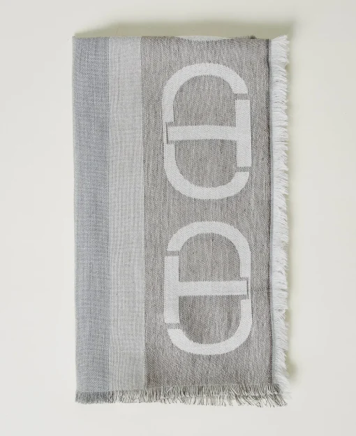 Stola Jacquard Con Oval T