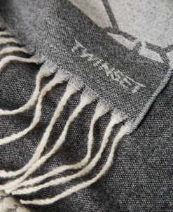 Stola Jacquard Con Oval T