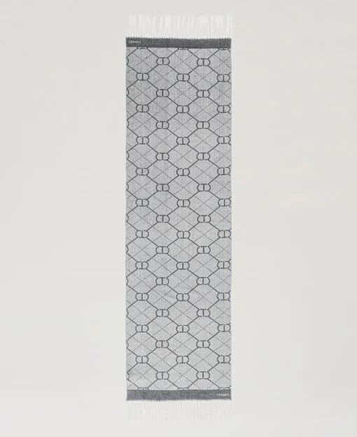 Stola Jacquard Con Oval T