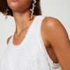 Top A Canotta In Full Paillettes