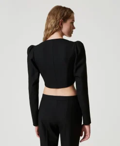 Top Bustier Con Ricamo