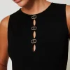 Top Doppio Uso In Maglia Con Oval T