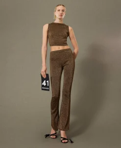 Top In Maglia Con Lurex
