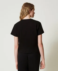 T-shirt Con Morsetto A Cuore