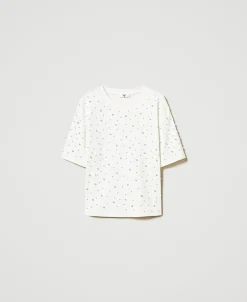 T-shirt Con Perle