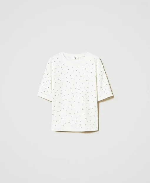 T-shirt Con Perle