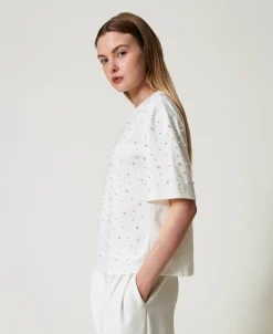 T-shirt Con Perle