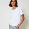 T-shirt Con Ricamo A Mano