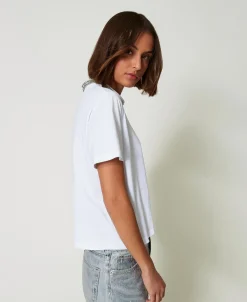 T-shirt Con Ricamo A Mano