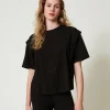 T-shirt Con Strass Dégradé