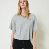 T-shirt Mélange Con Oval T