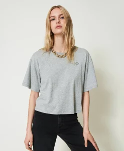 T-shirt Mélange Con Oval T