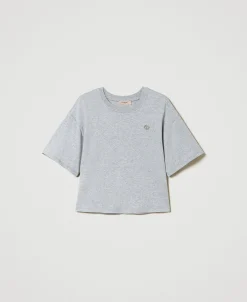 T-shirt Mélange Con Oval T