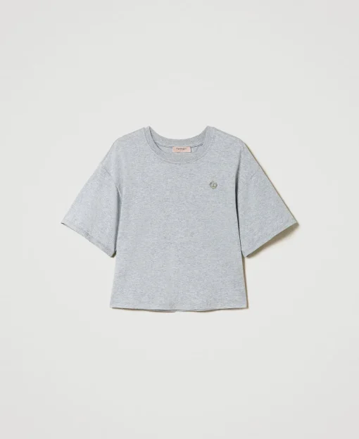 T-shirt Mélange Con Oval T