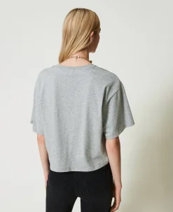 T-shirt Mélange Con Oval T