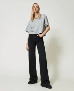 T-shirt Mélange Con Oval T