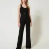 Tuta Flare Con Cinturino Oval T