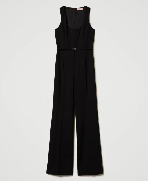 Tuta Flare Con Cinturino Oval T
