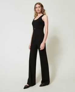 Tuta Flare Con Cinturino Oval T