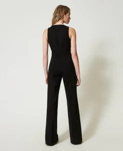 Tuta Flare Con Cinturino Oval T