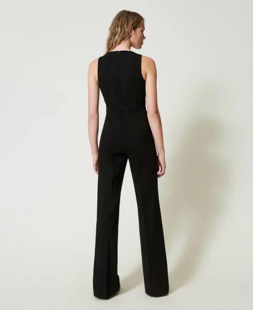 Tuta Flare Con Cinturino Oval T